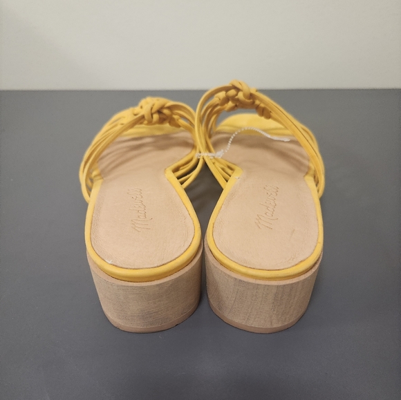 Madewell The Dakota Sandals. yellow Sz 11. In Unused and excellent condition - Picture 9 of 11